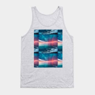 Sky cloudy and Ocean breeze Tank Top